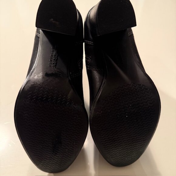 SPERRY Womens Black Leather Ankle Boots - Picture 3 of 4